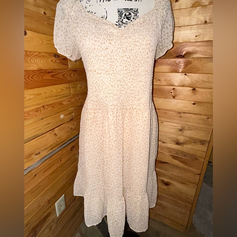 NWT cream color mini dress
